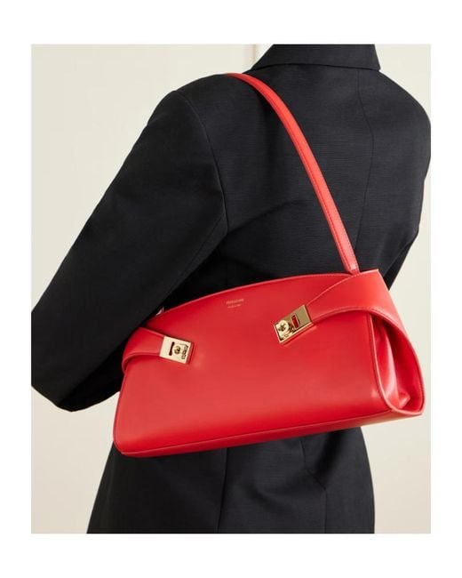 Ferragamo Red East-West Shoulder Bag