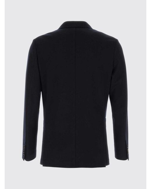 Brioni Blue Milano Stitch Jersey Blazer for men