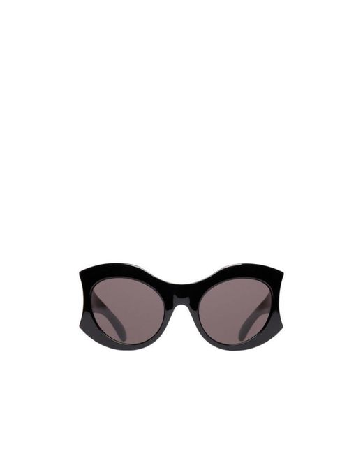 Balenciaga Multicolor Eyewear Hourglass Round Sunglasses