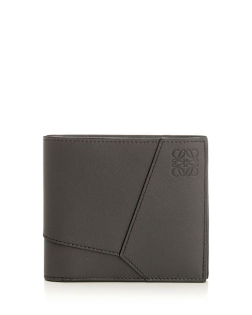 Loewe Gray Puzzle Wallets Grey for men