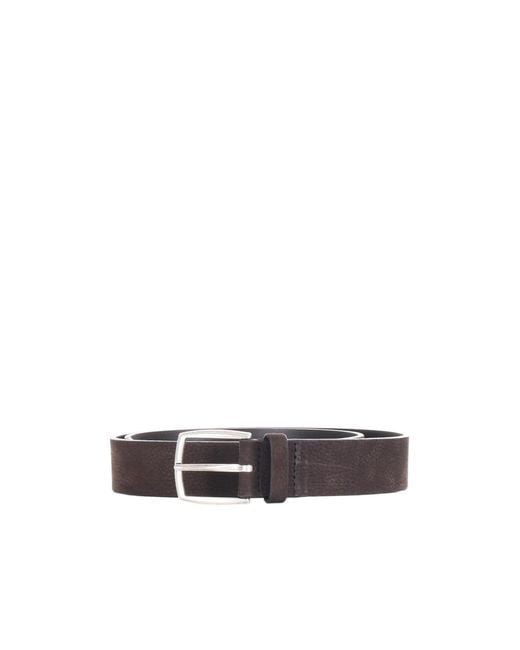 Orciani White Buckled Belt for men