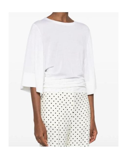 Jacquemus White Mananco Short-Sleeved Jumper