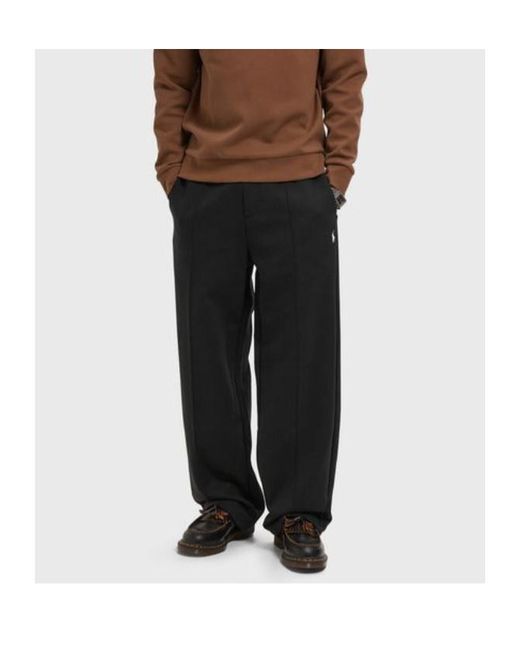 Polo Ralph Lauren Black Knitted Wide-Leg Trousers for men