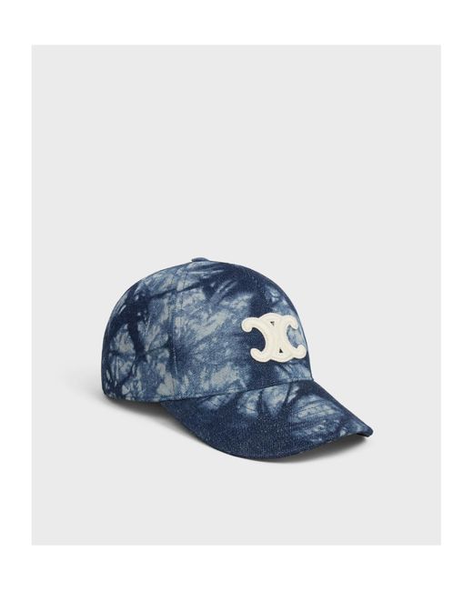 Céline Blue Triomphe Baseball Cap