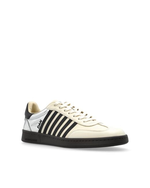 DSquared² Black Low Up Sneakers for men