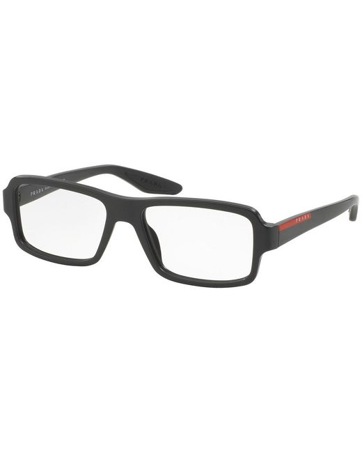 Prada White Logo Flat Mirror for men