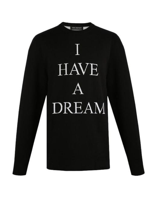Neil Barrett Black Round-Neck Sweater