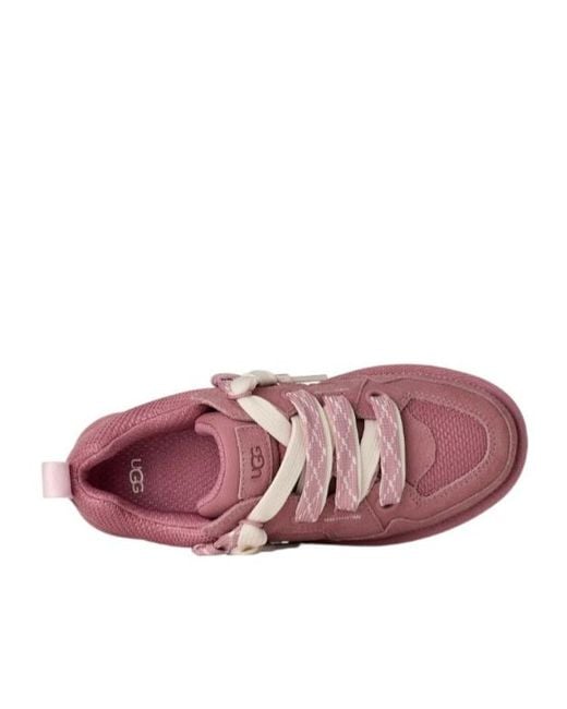 Ugg Purple Lo Lowmel Lace-Up Sneakers