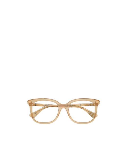 Burberry Natural Eyewear Square Frame Glasses