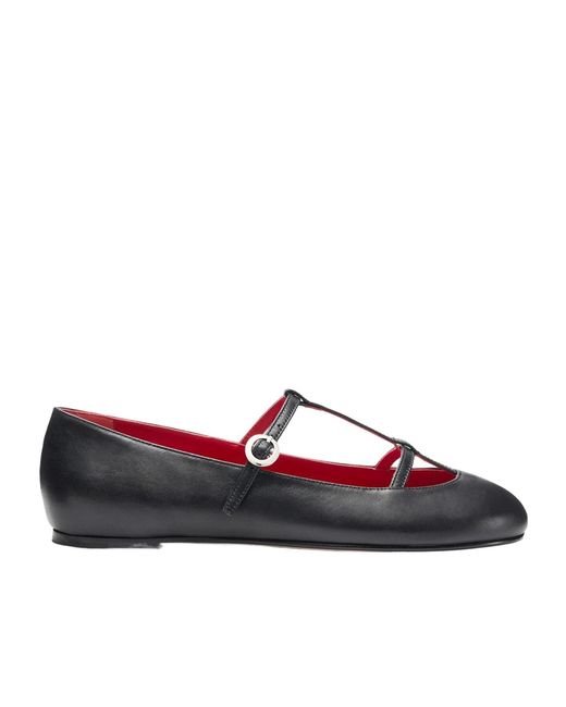 Scarosso Brown Linda I Round-Toe Ballerina Shoes