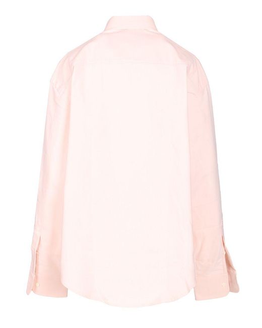 AMI Pink Cotton Shirt