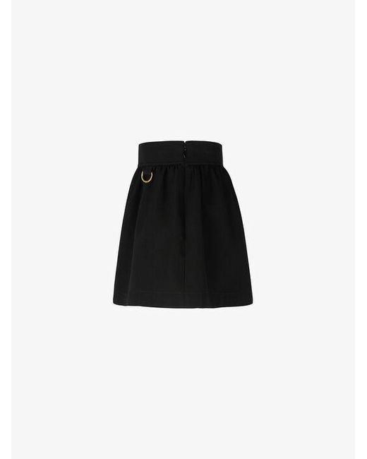 Givenchy Black Puffy Bermuda Shorts