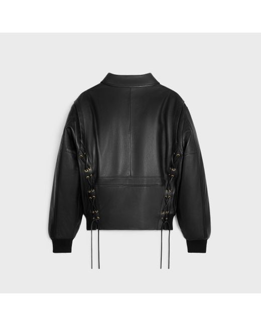 Céline Black Aviator Blouson Jacket