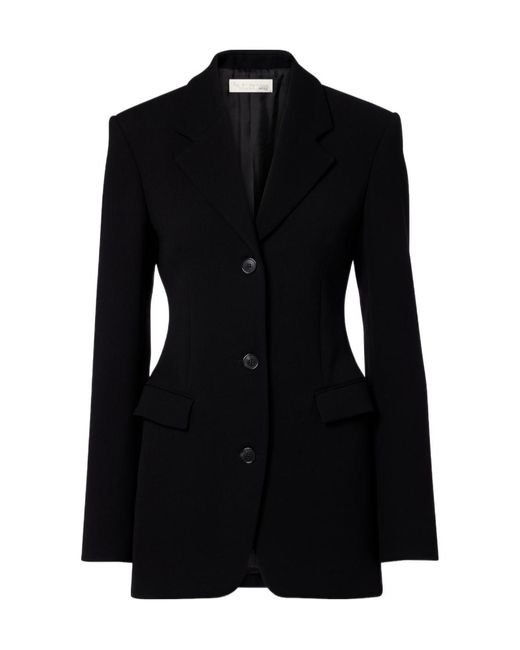 The Row Black Fontana Virgin Wool Blazer