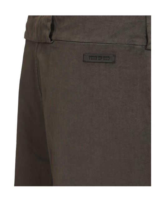 Fear Of God Gray Tailored Bermuda Shorts for men