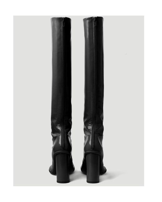 Bottega Veneta Black Atomic Knee-High Boots