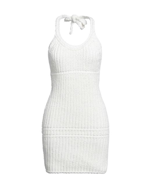 Jacquemus White Sheath Dresses
