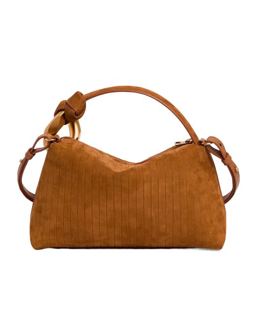 J.W. Anderson Brown Jwa Corner Suede Tote Bag for men