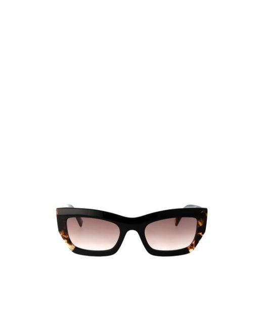 Missoni Multicolor Rectangle Frame Sunglasses