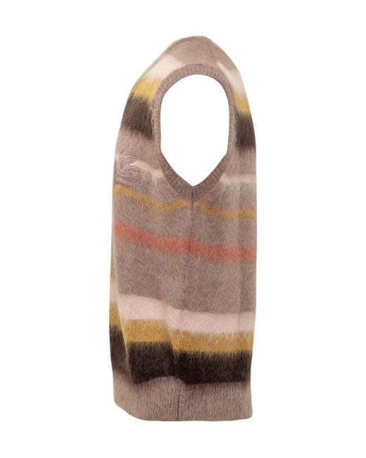 Etro Brown Sweaters for men