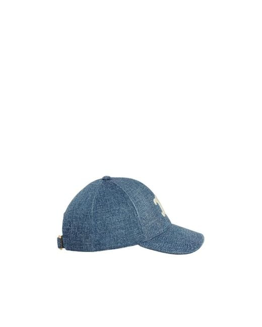 Céline Blue Triomphe Baseball Cap