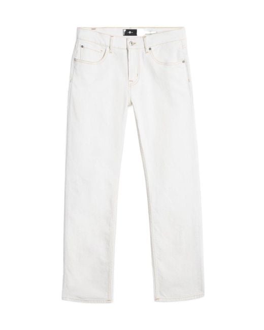 7 For All Mankind White The Straight 32' for men