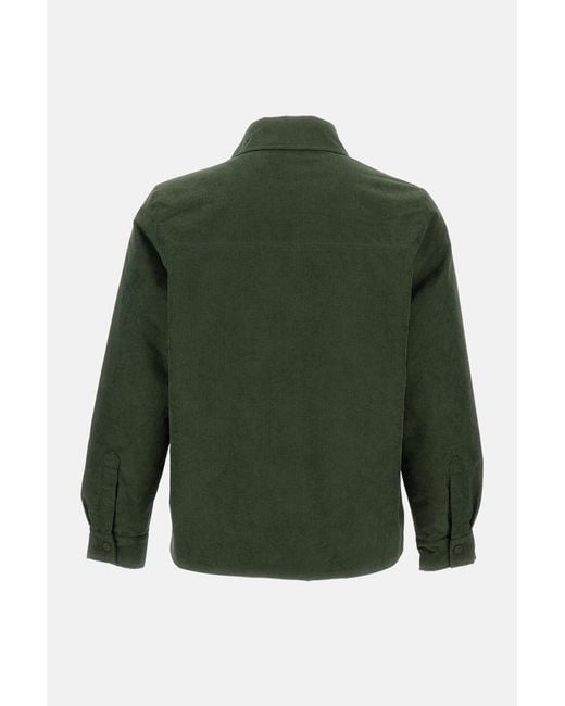 K-Way Green Corduroy Jacket for men