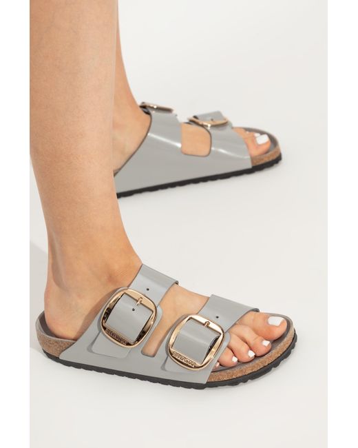 Birkenstock White Arizona Big Buckle Sandals