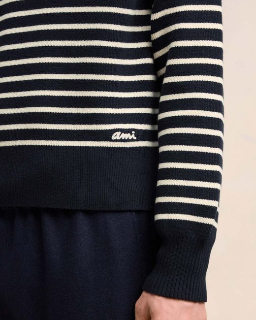AMI Blue Sweaters for men
