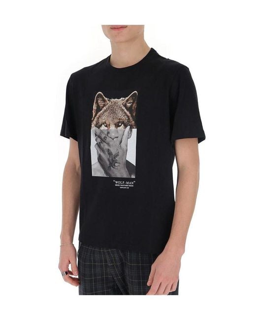 Neil Barrett Black Short-Sleeved T-Shirt for men
