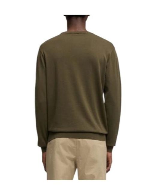 Aspesi Green Crewneck Knitted Jumper for men