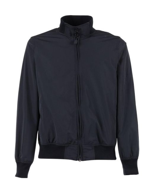 Aspesi Blue Zipper Casual Jacket for men