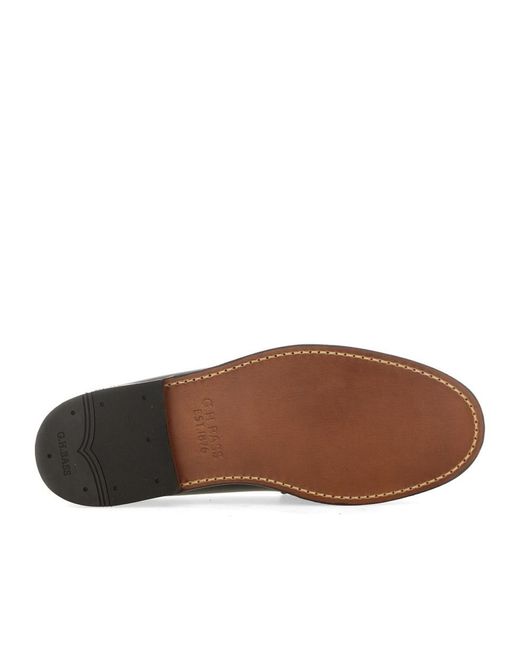G.H.BASS Black Weejuns Larson Leather Penny Loafers for men