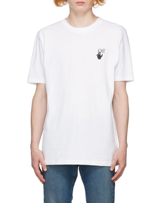 Off-White c/o Virgil Abloh White Caravaggio Printed T-Shirt for men