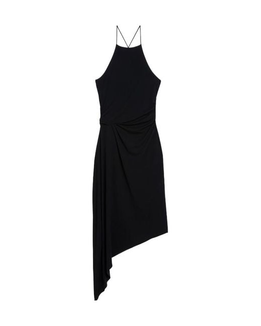 Céline Black Asymmetrical Dress