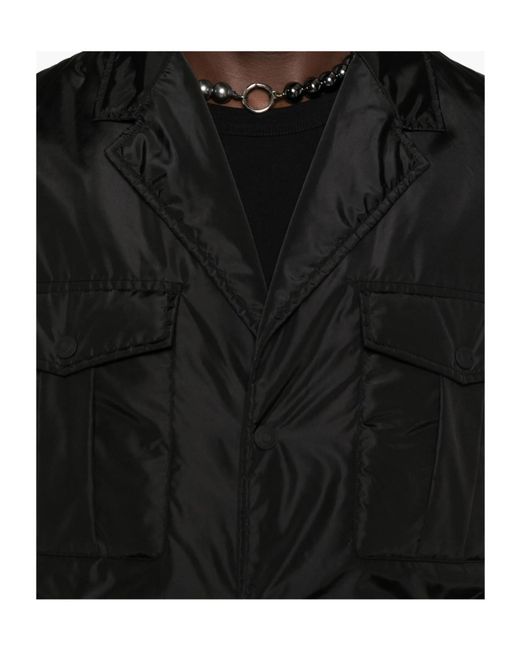 DSquared² Black Flap-Pocket Buttoned Jacket for men