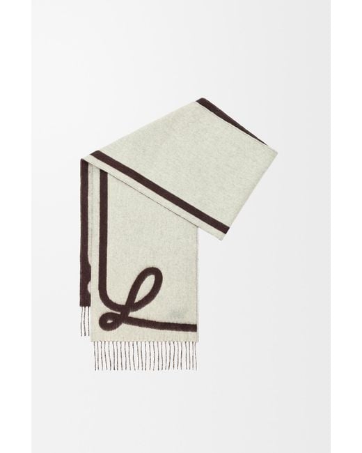 Loewe Multicolor Wool And Cashmere Scarf