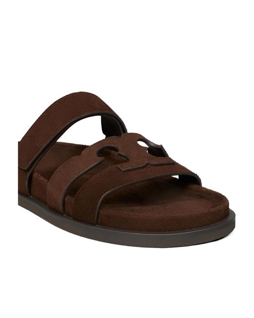 Tory Burch Brown Ines Sport Sandals