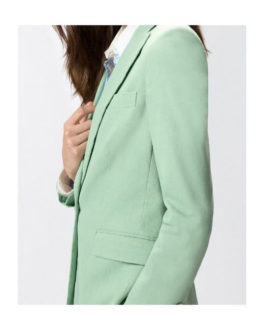 Pinko Green Button Blazer