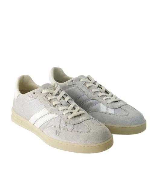 Woolrich Gray Lace-Up Sneakers