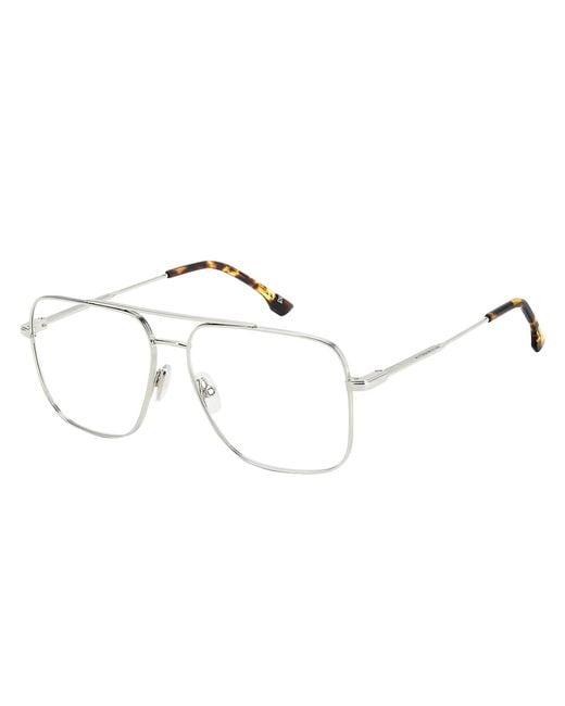 Victoria Beckham White Full-Rim Non-Prescription Glasses