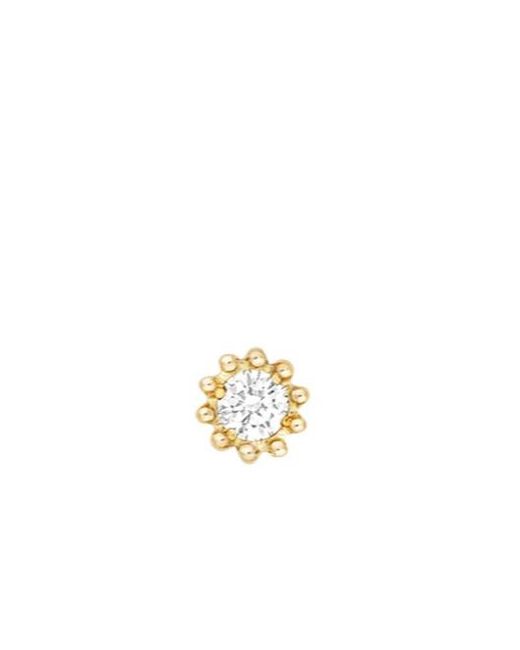 Dior Metallic Mimirose Single Earring