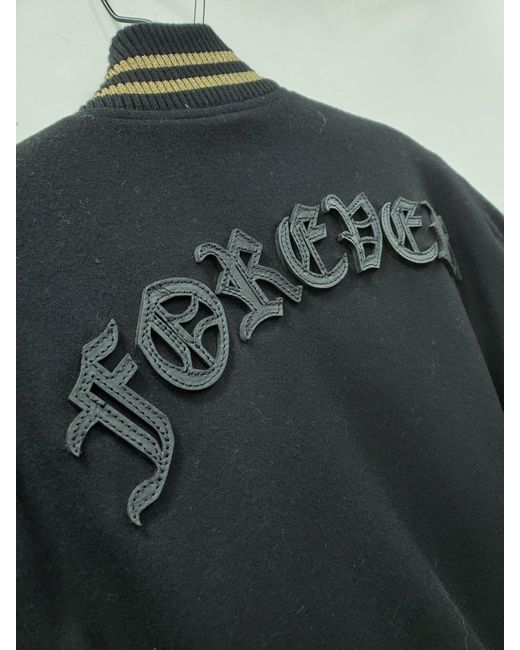 Amiri Black Long-Sleeved Baseball Jacket