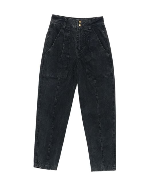 Isabel Marant Blue Étoile Kiana Panelled Trousers