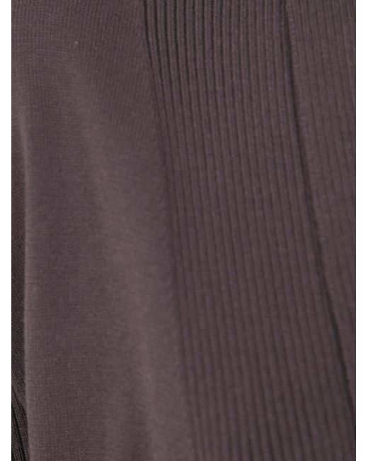 Rick Owens Purple "Naska" Knit Cardigan