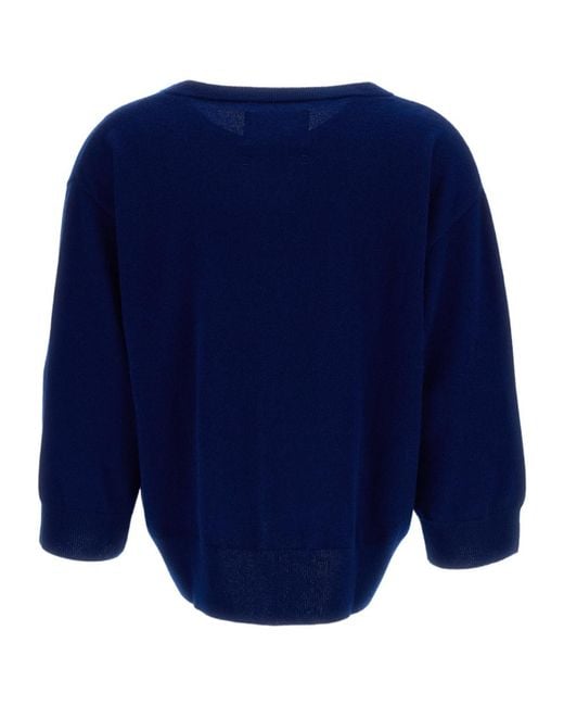 Extreme Cashmere Blue V-Neck Sweater