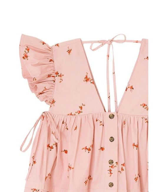 Ganni Pink Blouse