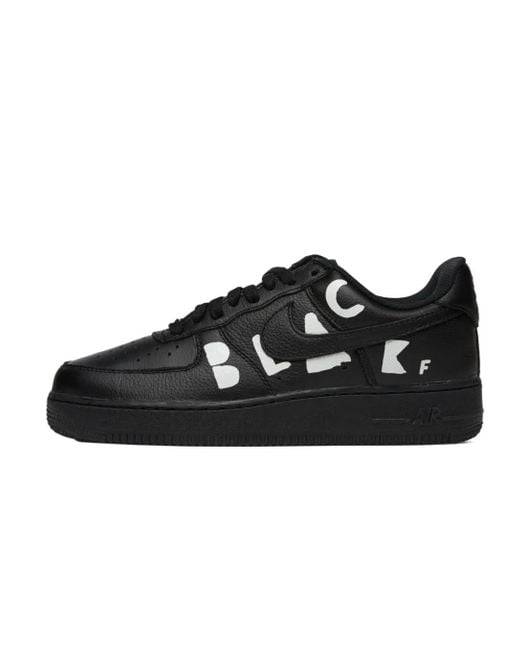 Nike Black Air Force 1 Low Retro Sneakers for men