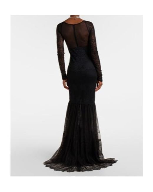 Blumarine Black Lace Gown