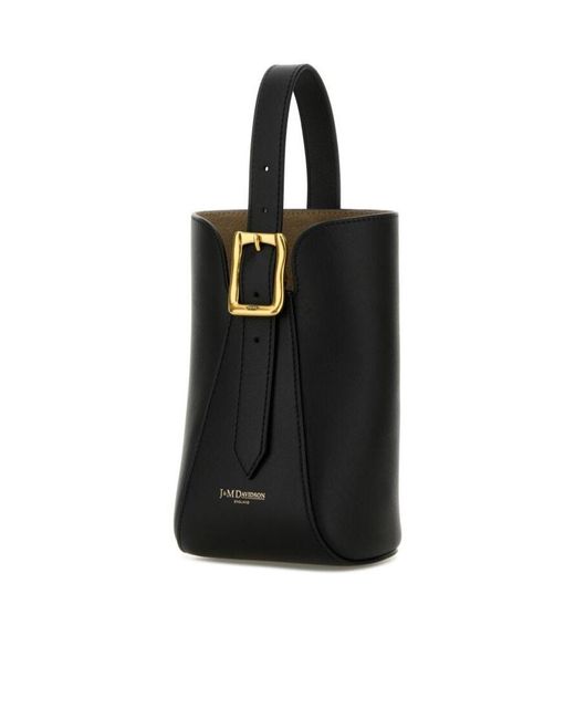 J&m Davidson Black Mini Quiver Bucket Bag